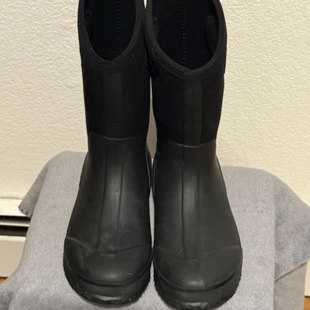WFS Kids Black Boots